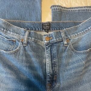 J Crew Wide Leg Jeans